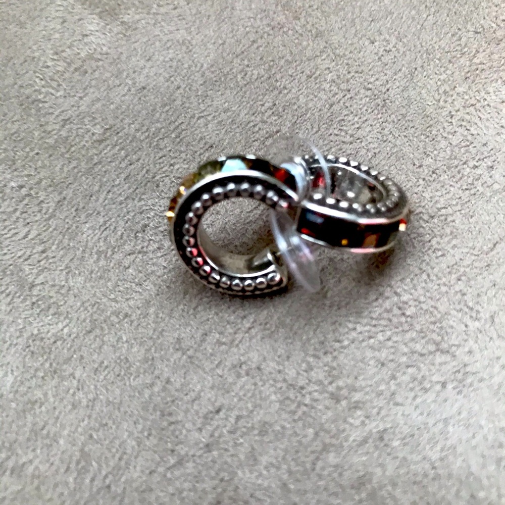 Brighton jewel hoop earrings